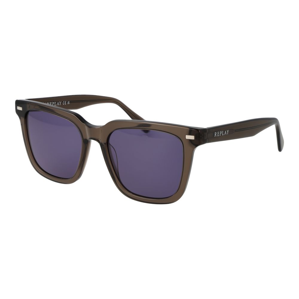 Replay Brown Plastic Sunglasses