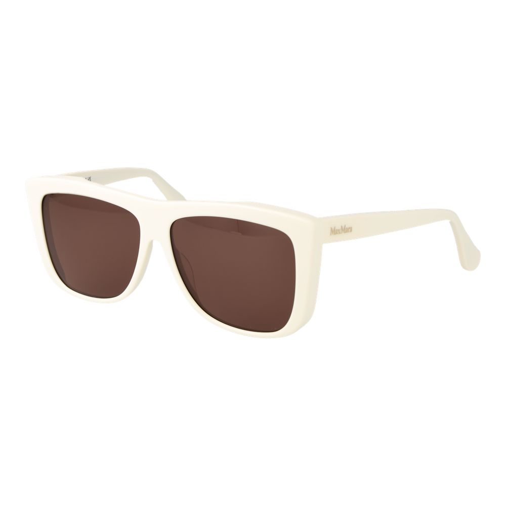 Max Mara White Acetate Sunglasses