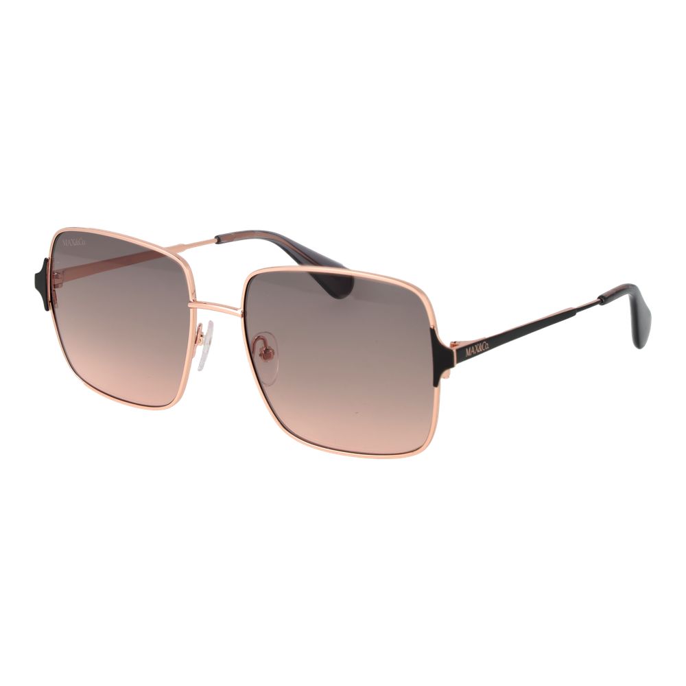 Max & Co Rose Gold Metal Sunglasses