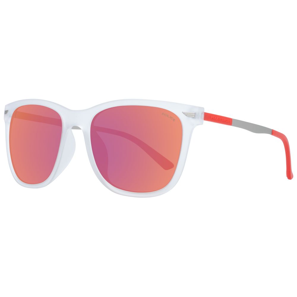 Police Transparent Plastic Sunglasses