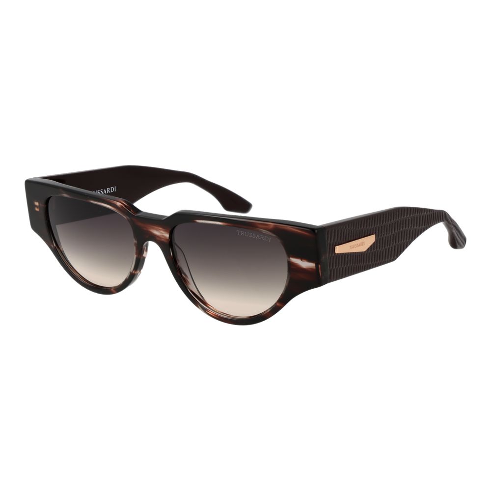 Trussardi Brown Acetate Sunglasses