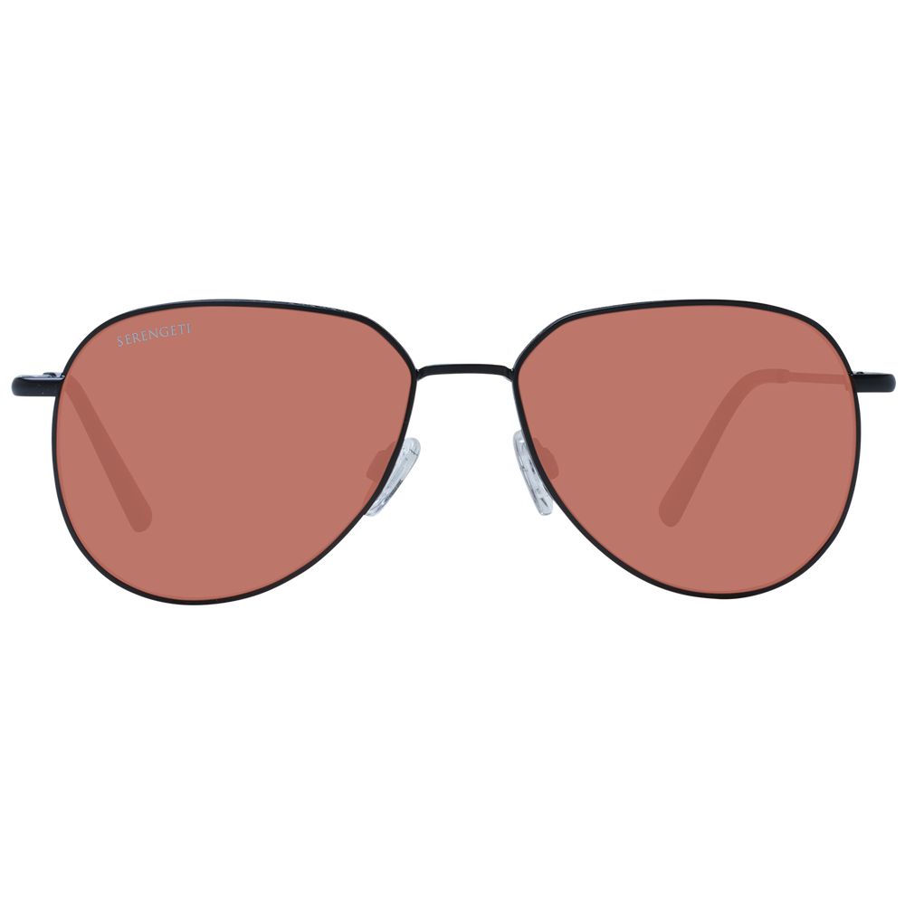 Serengeti Black Metal Sunglasses